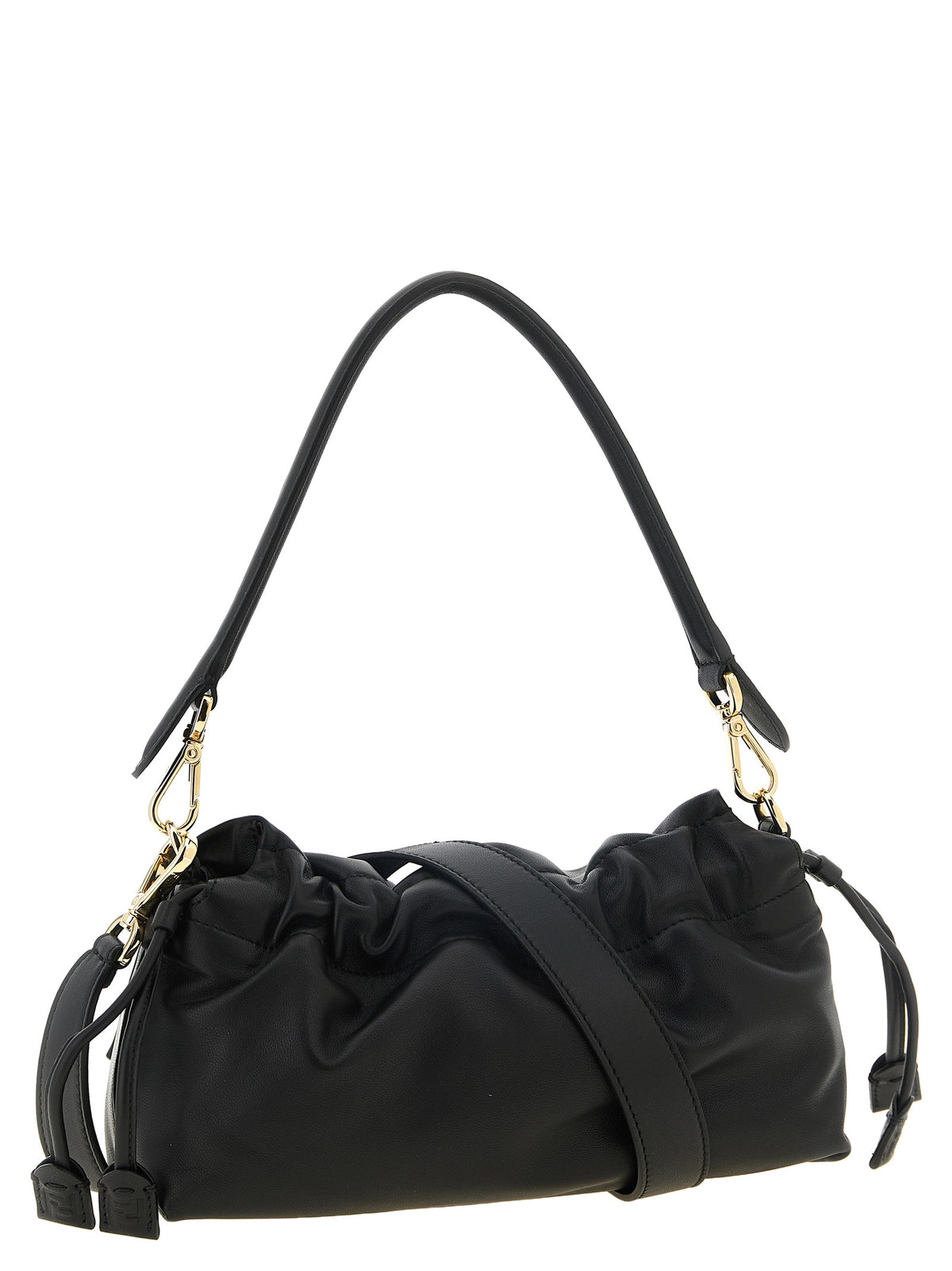 Black Lamb Leather Handbag