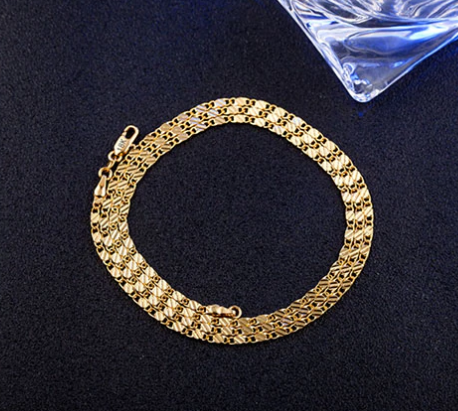 925 18/20/24 Inch 18k Gold Plated Necklace