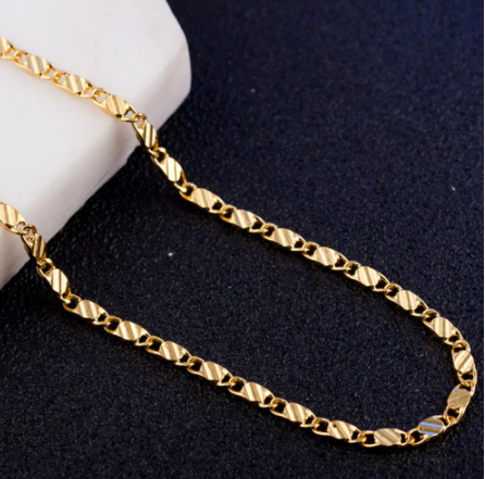 925 18/20/24 Inch 18k Gold Plated Necklace