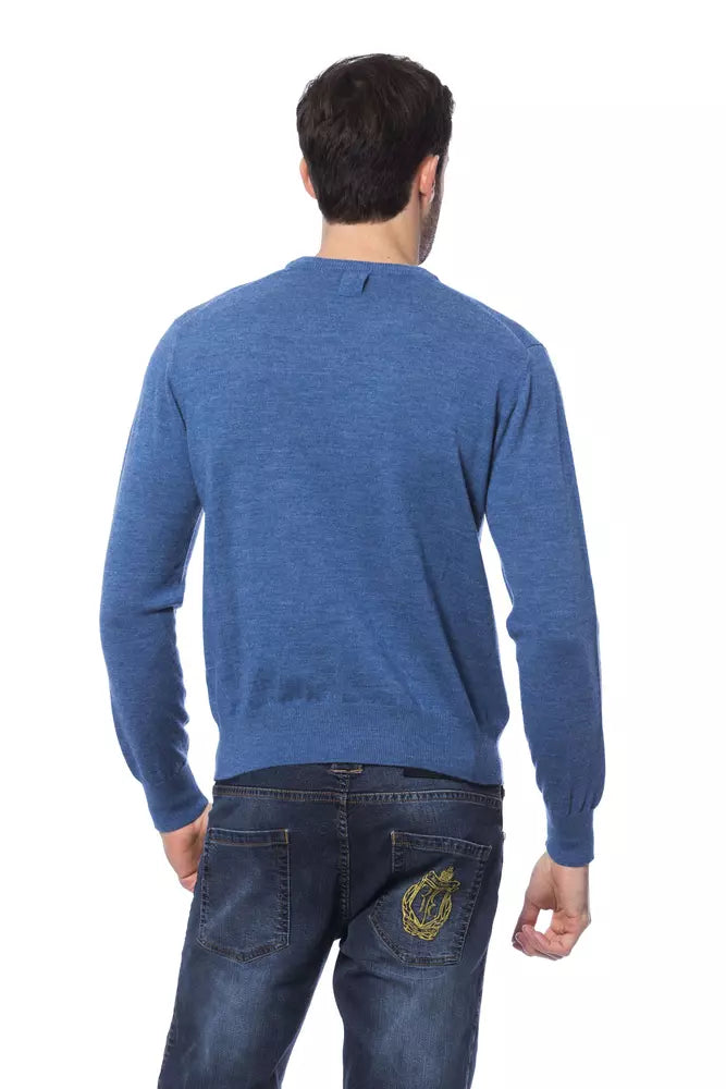 Blue Merino Wool Sweater