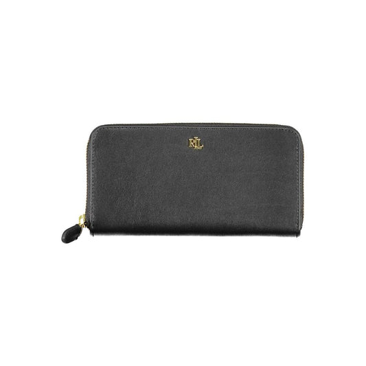 Black Leather Women Wallet
