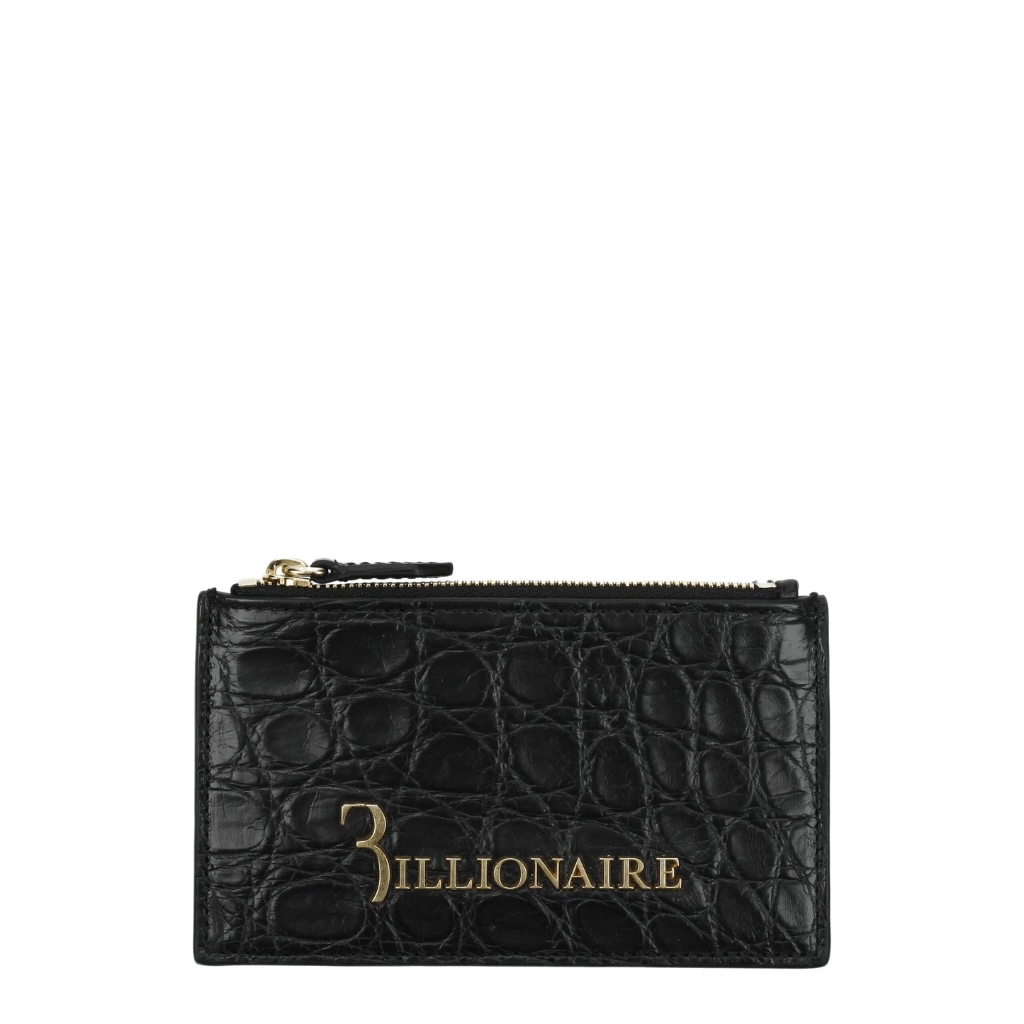 Black Crocodile Cardholder