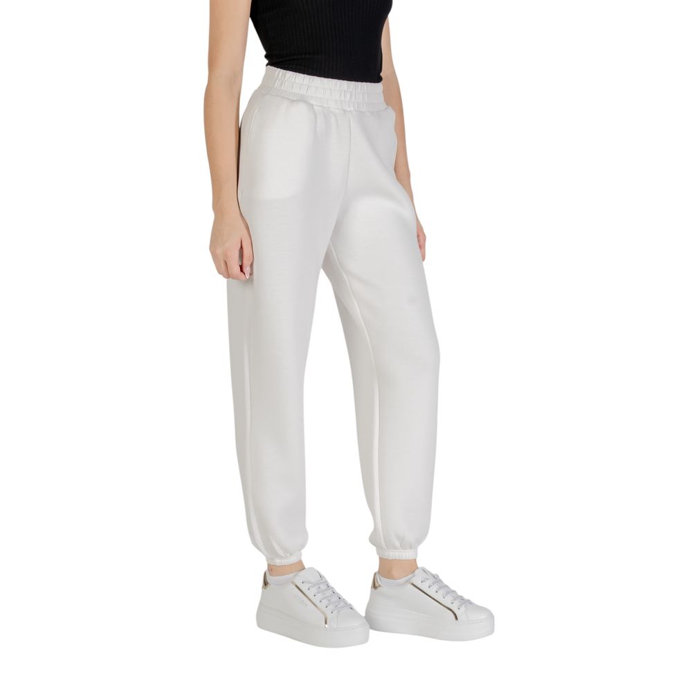 Cream Viscose Joggers (Workout Pants)