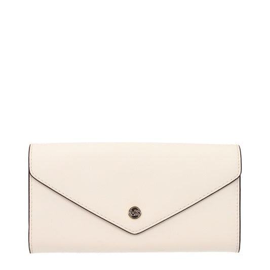 Beige Leather Wallet