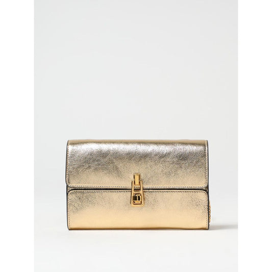 Gold Leather Shoulder Bag
