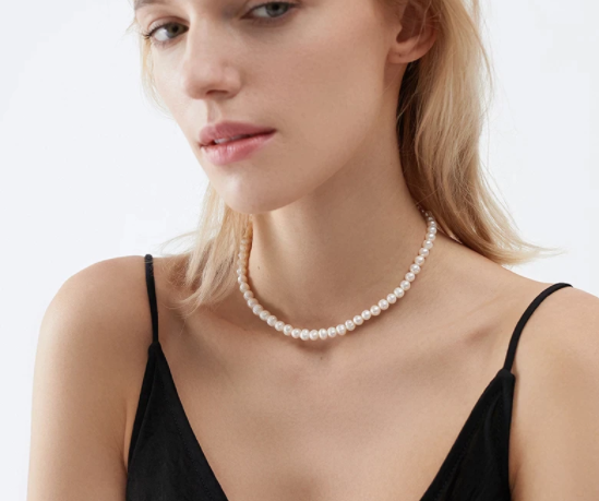 Choker Natural Freshwater Pearl Necklace
