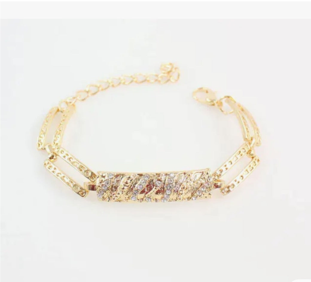 CZ Crystal Mixed Jewelry Set, Includes Necklace, Earrings, Bracelet