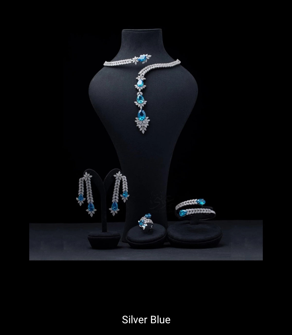 Suytable Luxury 4pc Lab Grown Jewelry Set