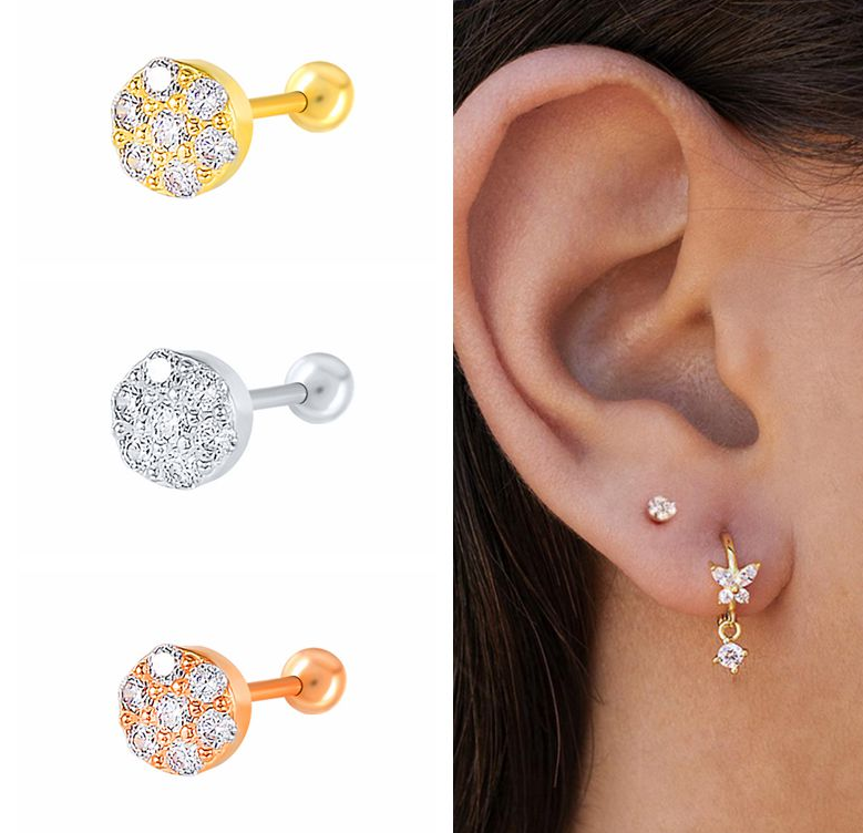 Cute Sterling Silver Stud Earrings