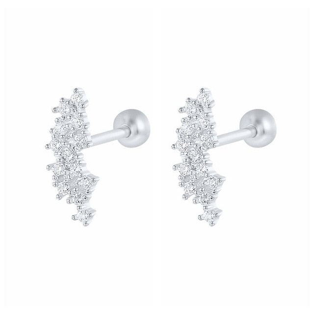 Cute Sterling Silver Stud Earrings