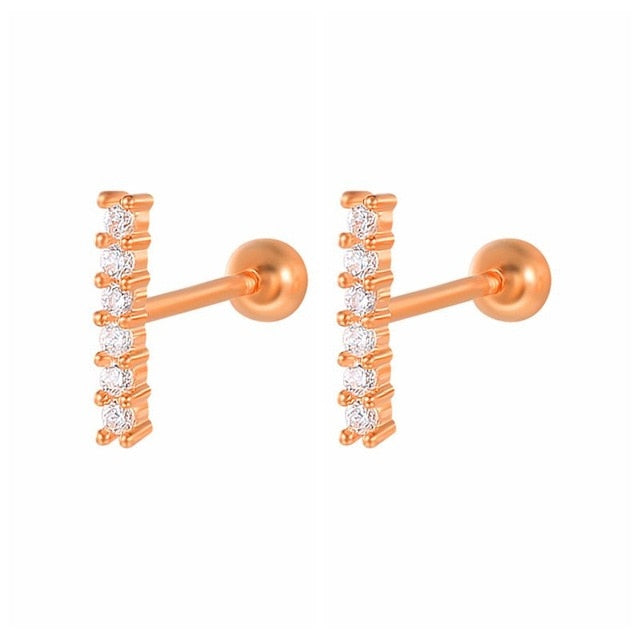 Cute Sterling Silver Stud Earrings