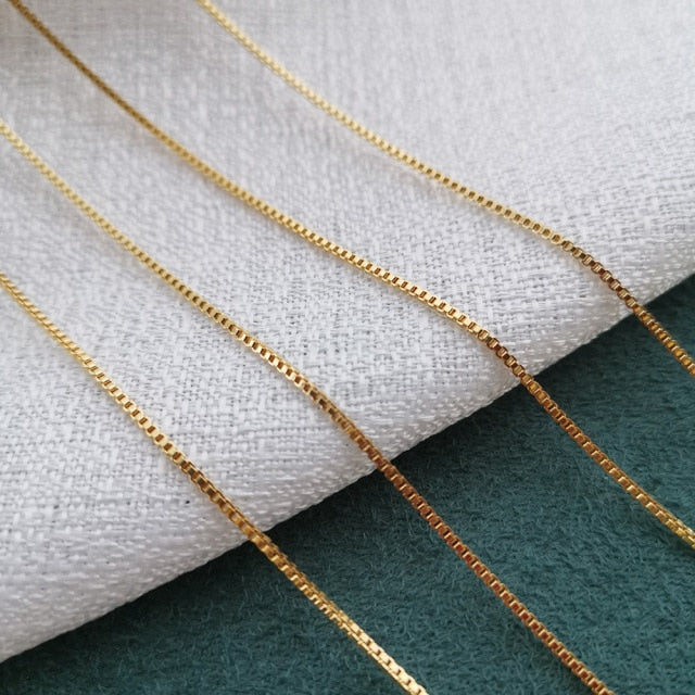 Gold Double Chain Choker Necklaces