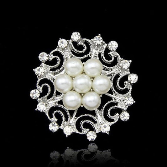 Beautiful Pearl Brooch Pin