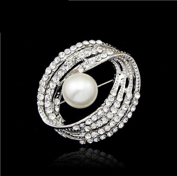 Beautiful Pearl Brooch Pin