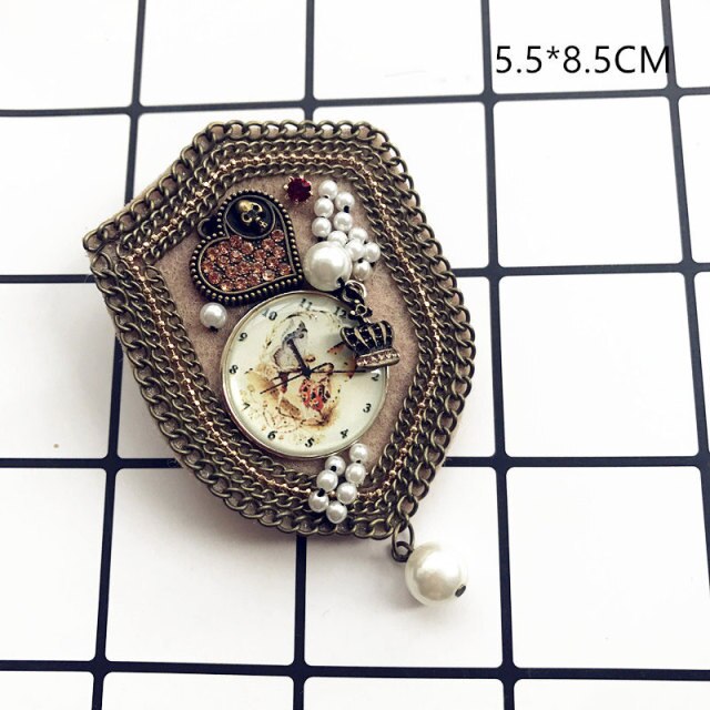 Retro Camellia Lapel Pins &  Brooches