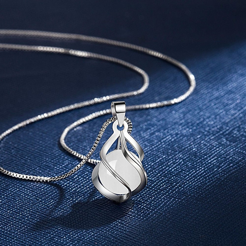 Water-Drop Pendant Necklace